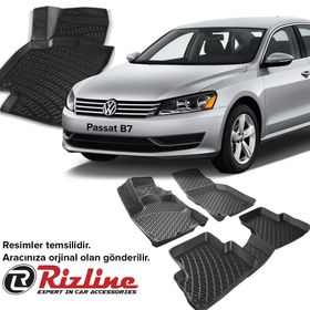 Rizline Volkswagen Passat B7 2011-14 3D Havuzlu Paspas