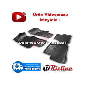 Rizline Volkswagen Passat B7 Variant Siyah 2011-2015 3D Havuzlu Paspas