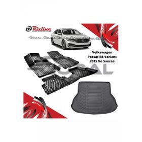 Rizline Volkswagen Passat B8 2015 ve Sonrası Paspas ve Bagaj Havuzu Set