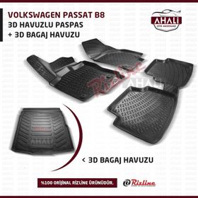Rizline Volkswagen Passat B8 Bej 3D Paspas Bagaj Havuzu