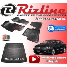 Rizline Volkswagen Passat CC Havuzu 2008-2012 Siyah 3D Bagaj Havuzu