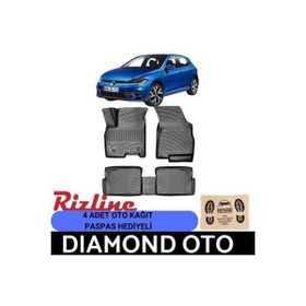 Rizline Volkswagen Polo 2023-2024-2025-2026 3D Havuzlu Paspas