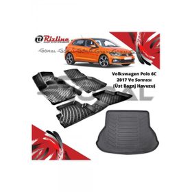 Rizline Volkswagen Polo 6C 2017 ve Sonrası Paspas ve Üst Bagaj Havuzu Set