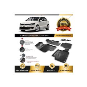 Rizline Volkswagen Polo 6r 2009-2016 3D Havuzlu Paspas