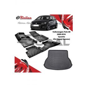 Rizline Volkswagen Polo 6R 2009-2016 Uyumlu Paspas ve Üst Bagaj Havuzu Set