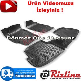 Rizline Volkswagen Polo 6R 2009-2017 Bej 3D Havuzlu Paspas