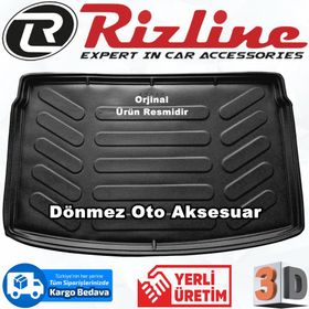 Rizline Volkswagen Polo Üst Siyah 2017 Sonrası 3d Bagaj Havuzu