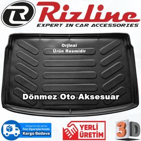 Rizline Volkswagen Polo Üst Siyah 2017 Sonrası 3d Bagaj Havuzu
