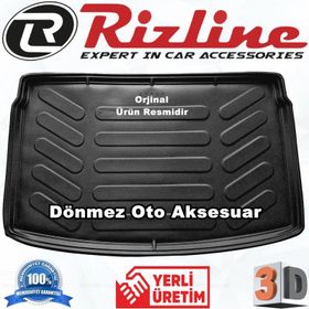 Rizline Volkswagen Polo Üst Siyah 2017 Sonrası 3d Bagaj Havuzu