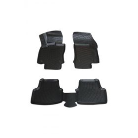 Rizline Volkswagen T-Roc Siyah 3D Paspas + Bagaj Havuzu Set