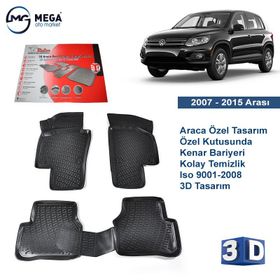 Rizline Volkswagen Tiguan 2007-2015 3D Havuzlu Paspas