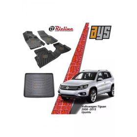 Rizline Volkswagen Tiguan 2008-2015 3D Havuzlu Paspas + Bagaj Havuzu
