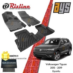 Rizline Volkswagen Tiguan 2015-2019 3d Havuzlu Paspas