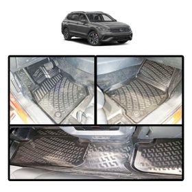 Rizline Volkswagen Tiguan 2024 ve Sonrası 3D Siyah Havuzlu Paspas