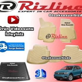 Rizline Volkswagen Tiguan 3D Havuzlu Paspas