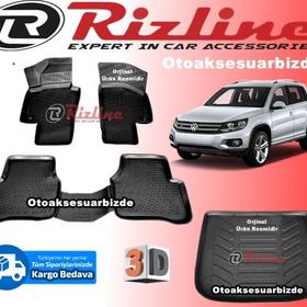 Rizline Volkswagen Tiguan Havuzu 2007 2015 Siyah 3D Bagaj Havuzu