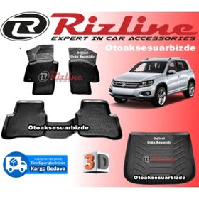 Rizline Volkswagen Tiguan Havuzu 2007 2015 Siyah 3D Bagaj Havuzu