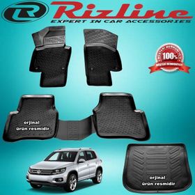 Rizline Volkswagen Tiguan Havuzu 2007 2015 Siyah 3D Bagaj Havuzu