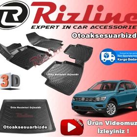 Rizline Volkswagen Tiguan Havuzu 2016-2019 3D Bagaj Havuzu