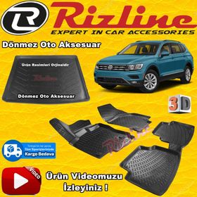 Rizline Volkswagen Tiguan Havuzu 2016-2019 3D Bagaj Havuzu