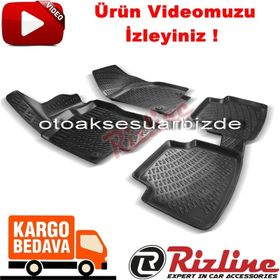 Rizline Volkswagen Tiguan Siyah 2016-2019 3D Havuzlu Paspas