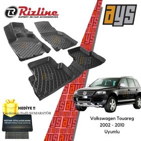 Rizline Volkswagen Touareg 2002-2010 3D Havuzlu Paspas