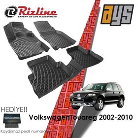 Rizline Volkswagen Touareg 2002-2010 3D Havuzlu Paspas