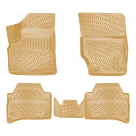 Rizline Volkswagen Touareg 2002-2010 Bej 3D Havuzlu Paspas