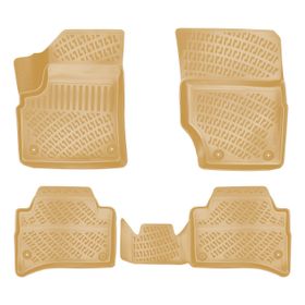 Rizline Volkswagen Touareg 2002-2010 Bej 3D Havuzlu Paspas