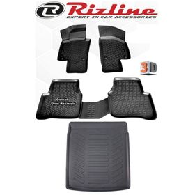 Rizline Volkwagen Passat CC 2008 2011 Arasihavuzlu 3D Havuzlu Paspas