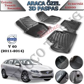 Rizline Volvo V60 2011-2014 3D Havuzlu Paspas