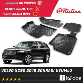 Rizline Volvo XC-90 2016 Sonrası 3D Havuzlu Paspas