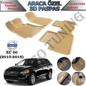 Rizline Volvo XC60 3D Havuzlu Paspas