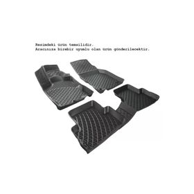 Rizline Volvo XC90 2002-2015 Uyumlu 3D Siyah Havuzlu Paspas