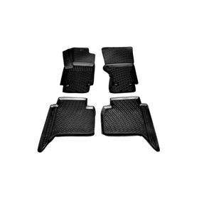 Rizline VW Amarok Siyah 2010 - 2020 Arası 4 Parça Set 3D Havuzlu Paspas