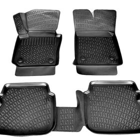 Rizline VW Caddy 2003 - 2010 Arası Siyah 3D Havuzlu Paspas