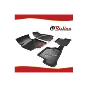 Rizline VW Golf 5 Siyah HB 2004-2009 Arası 4 Parça 3D Havuzlu Paspas