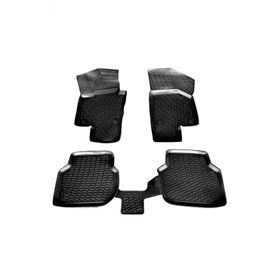 Rizline VW Jetta Sedan 2011 - 2015 Arası Siyah 4 Parça Set 3D Havuzlu Paspas