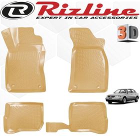 Rizline VW Passat B5 Bej 1996-2004 Arası 3D Havuzlu Paspas