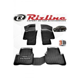 Rizline VW Passat B7 Variant 2011 - 2015 Arası Siyah 4'lü Set 3D Havuzlu Paspas