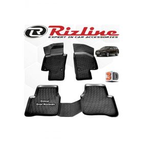 Rizline VW Passat B7 Variant 2011 - 2015 Arası Siyah 4'lü Set 3D Havuzlu Paspas
