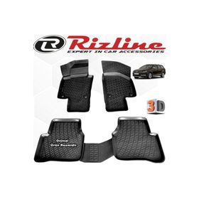Rizline VW Passat B7 Variant 2011 - 2015 Arası Siyah 4'lü Set 3D Havuzlu Paspas