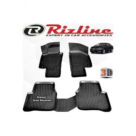 Rizline VW Passat CC 2015 - 2020 Arası Siyah Set 3D Havuzlu Paspas
