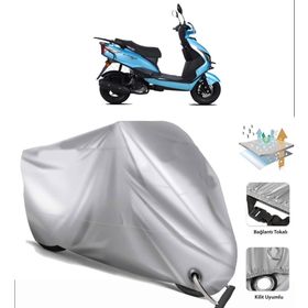 RKS Blazer 50 XR Gri Çantalı Topcaseli Motor Koruma Brandası