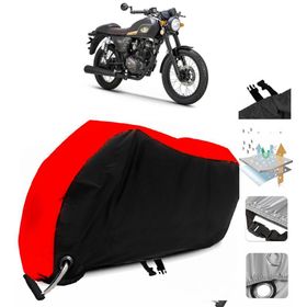 Rks Cafe 152 Siyah Arka Çanta Uyumsuz Ultra Kalın Su Geçirmez Motor Brandası