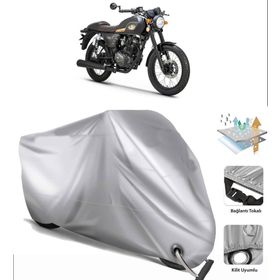 Rks Cafe 152 Siyah Arka Çanta Uyumsuz Ultra Kalın Su Geçirmez Motor Brandası