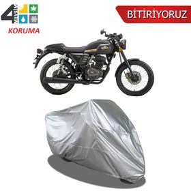 Rks Cafe 152 Siyah Arka Çanta Uyumsuz Ultra Kalın Su Geçirmez Motor Brandası