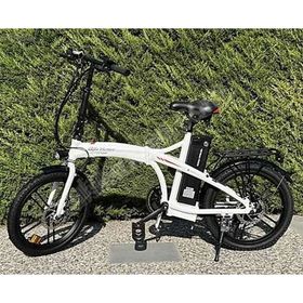RKS DS10 Pro Alfa Romeo R-1 Beyaz Katlanabilir İnce Teker Elektrikli Bisiklet