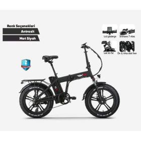 RKS XS25 Siyah Elektrikli Bisiklet