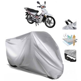 RMG Moto Gusto Spark 50 Siyah Arka Çanta Uyumsuz Ultra Kalın Su Geçirmez Motor Brandası